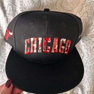Chicago Black and Red Cap